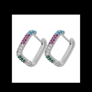 Square Hoop Earrings